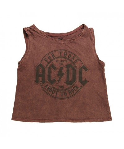AC/DC Women's We Salute You Sleeveless T-Shirt $8.50 Shirts