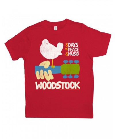 Woodstock Kids T-Shirt | 3 Days Of Peace And Music Kids Shirt $8.26 Kids