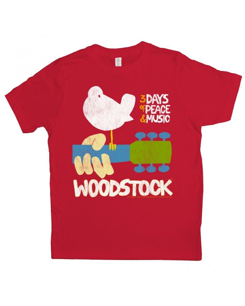 Woodstock Kids T-Shirt | 3 Days Of Peace And Music Kids Shirt $8.26 Kids