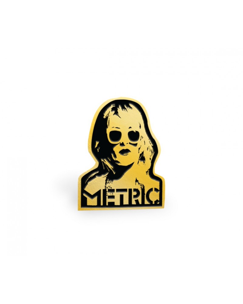 Metric Emily Face Lapel Pin Limited Edition $3.04 Accessories