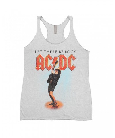AC/DC Ladies' Tank Top | Let There Be Rock Album Cover Design Shirt $11.87 Shirts