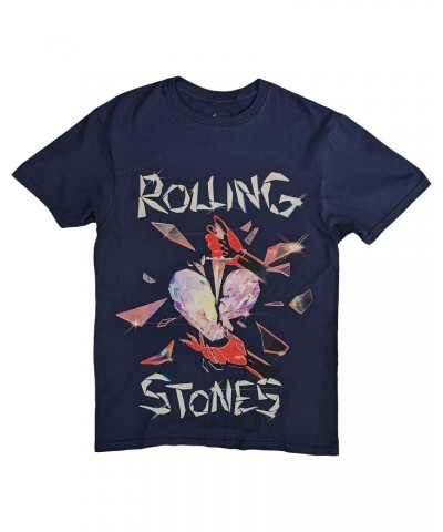 The Rolling Stones T-Shirt - Rolling Stones Hackney Diamonds Navy Blue (Bolur) $11.66 Shirts