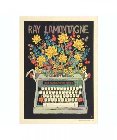 Ray LaMontagne The Ouroboros Tour 2016 - Santa Rosa CA Poster $25.00 Decor