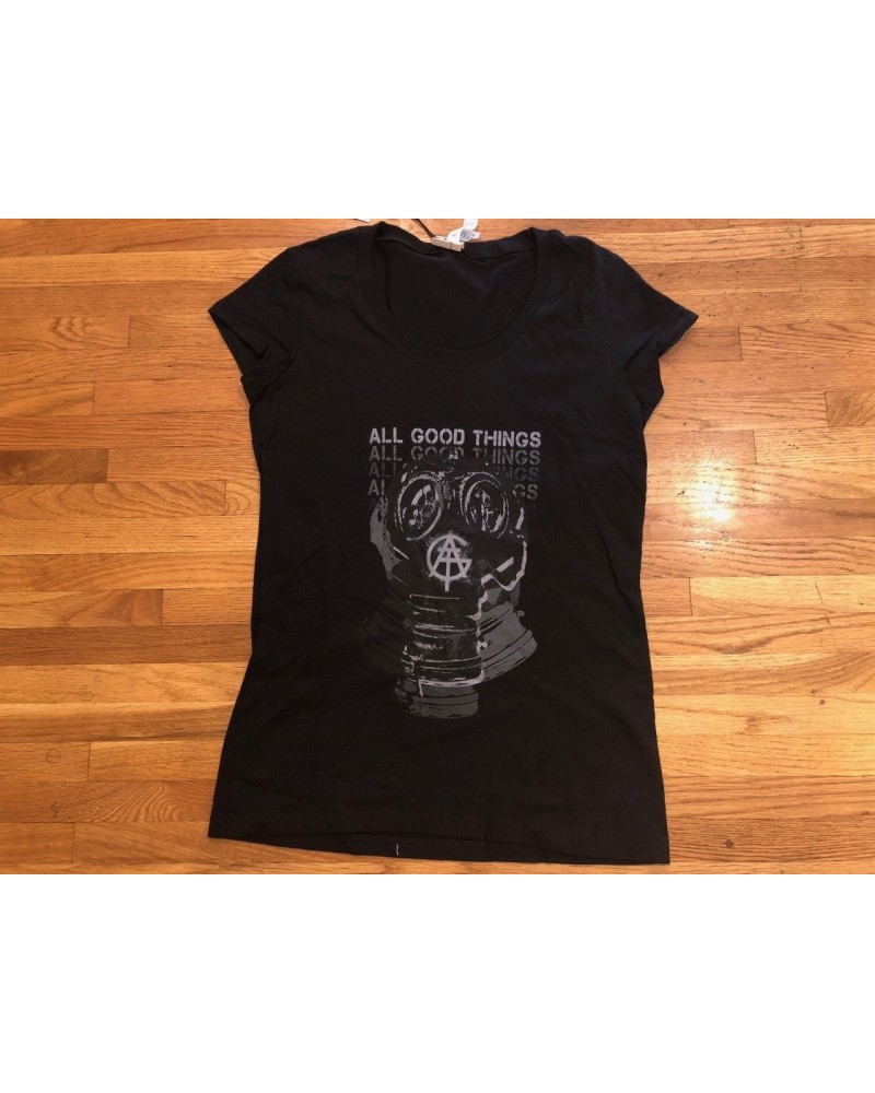 All Good Things Black Painted Gas Mask Girls T-Shirt $7.20 Shirts