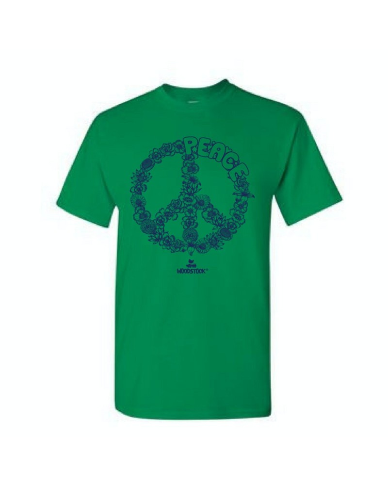 Woodstock Floral Peace T-Shirt $13.50 Shirts