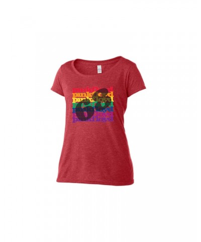 Pink Floyd Women's Scoop Neck Rainbow '68 T-Shirt $12.00 Shirts