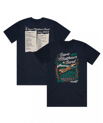 Dave Matthews Band Charlottesville 2023 Setlist Tee $11.90 Shirts