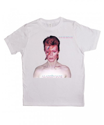 David Bowie Kids T-Shirt | Aladdin Sane Album Cover Kids Shirt $7.34 Kids
