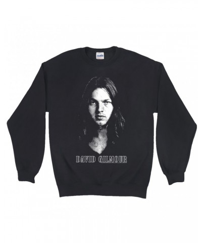 David Gilmour Sweatshirt | Pink Floyd Portrait Sweatshirt $16.08 Sweatshirts