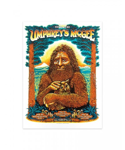 Umphrey's McGee Pete Schaw Oregon Poster $12.90 Decor