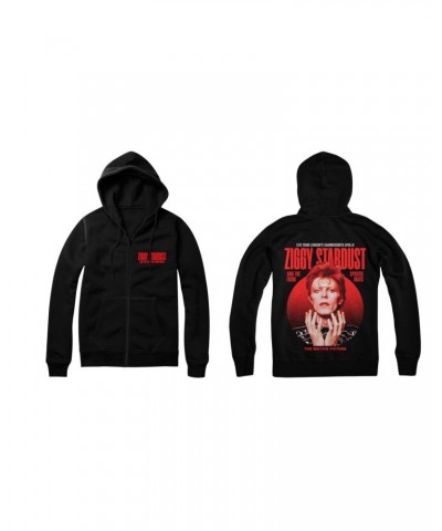 David Bowie Ziggy Motion Picture - Zip Hoodie $24.50 Sweatshirts