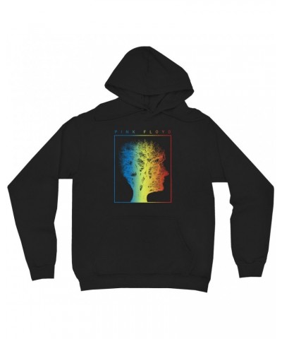 Pink Floyd Hoodie | Tree Of Half Life Ombre Rainbow Image Hoodie $12.78 Sweatshirts