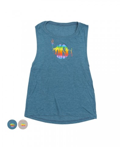 Phish Women's Rainbow Flowy Muscle Tank $9.36 Shirts