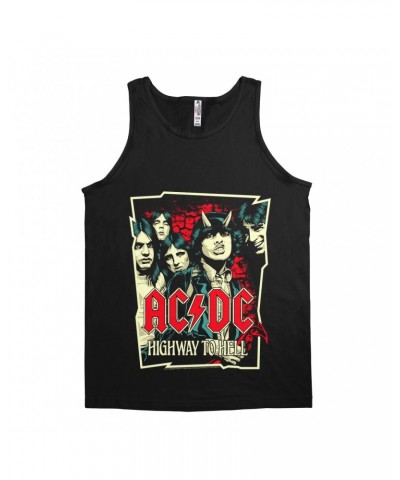 AC/DC Unisex Tank Top | Highway To Hell Red Design Shirt $7.49 Shirts