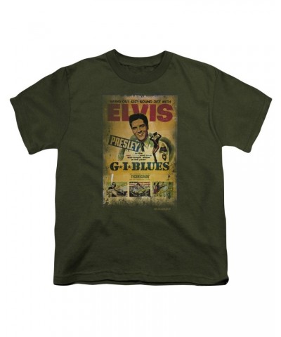 Elvis Presley Youth Tee | GI BLUES POSTER Youth T Shirt $6.45 Kids