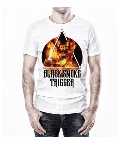 Black Smoke Trigger Photo Art Shirt - White $8.36 Shirts