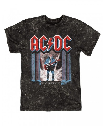 AC/DC T-shirt | Who Made Who Red White Blue Mineral Wash Shirt $11.08 Shirts