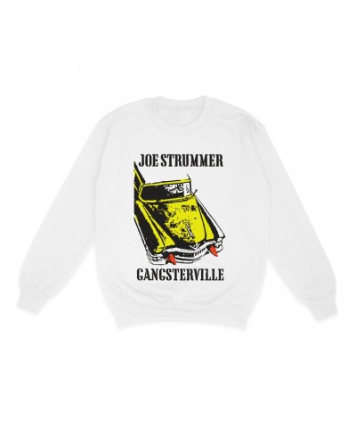 Joe Strummer Vintage Gangsterville White Sweatshirt $14.00 Sweatshirts