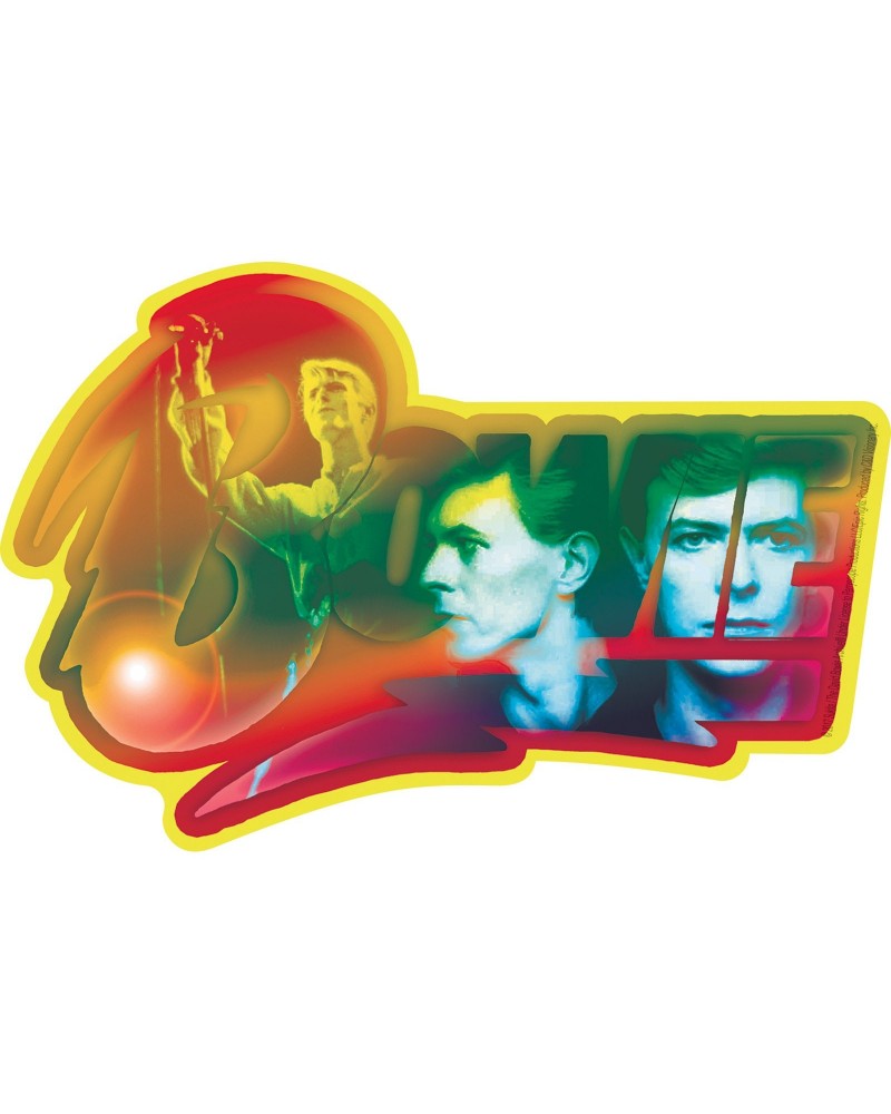 David Bowie Photo Logo 5"x3.5" Sticker $0.90 Decor