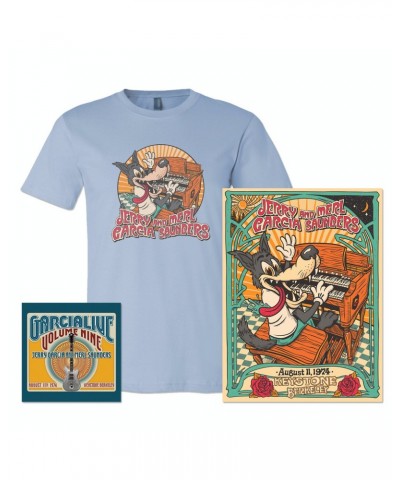 Jerry Garcia GarciaLive Volume 9: Download Poster & Organic T-Shirt Bundle $26.95 Shirts