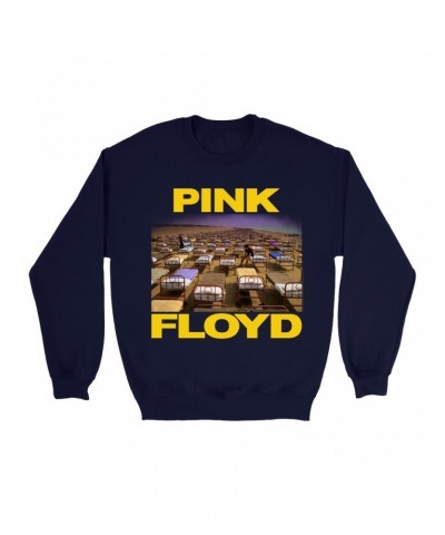 Pink Floyd Sweatshirt | A Momentary Lapse of Reason Beds Yellow Logo Sweatshirt $12.58 Sweatshirts
