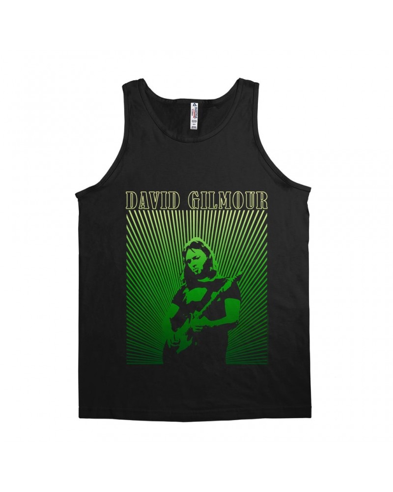 David Gilmour Unisex Tank Top | Green Young Ombre Shirt $11.73 Shirts