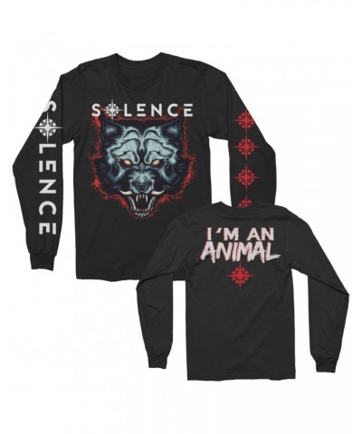 Solence Animal In Me Long Sleeve Tee (Black) $16.46 Shirts