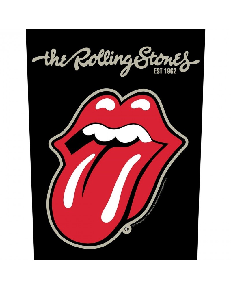 The Rolling Stones Back Patch - Plastered Tongue (Backpatch) $3.76 Accessories