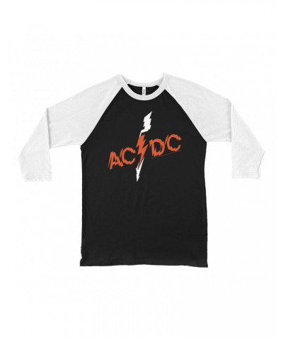 AC/DC 3/4 Sleeve Baseball Tee | Vintage Retro Powerage Logo Shirt $11.68 Shirts