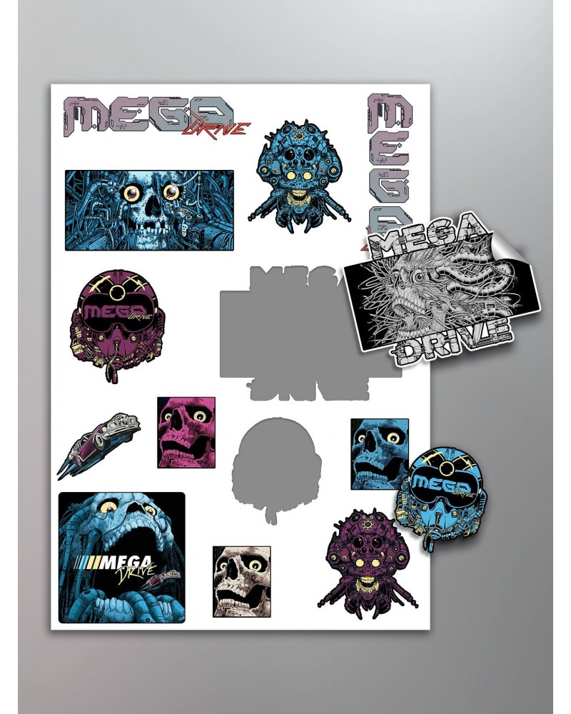 Mega Drive 198XAD Sticker Sheet $3.52 Accessories